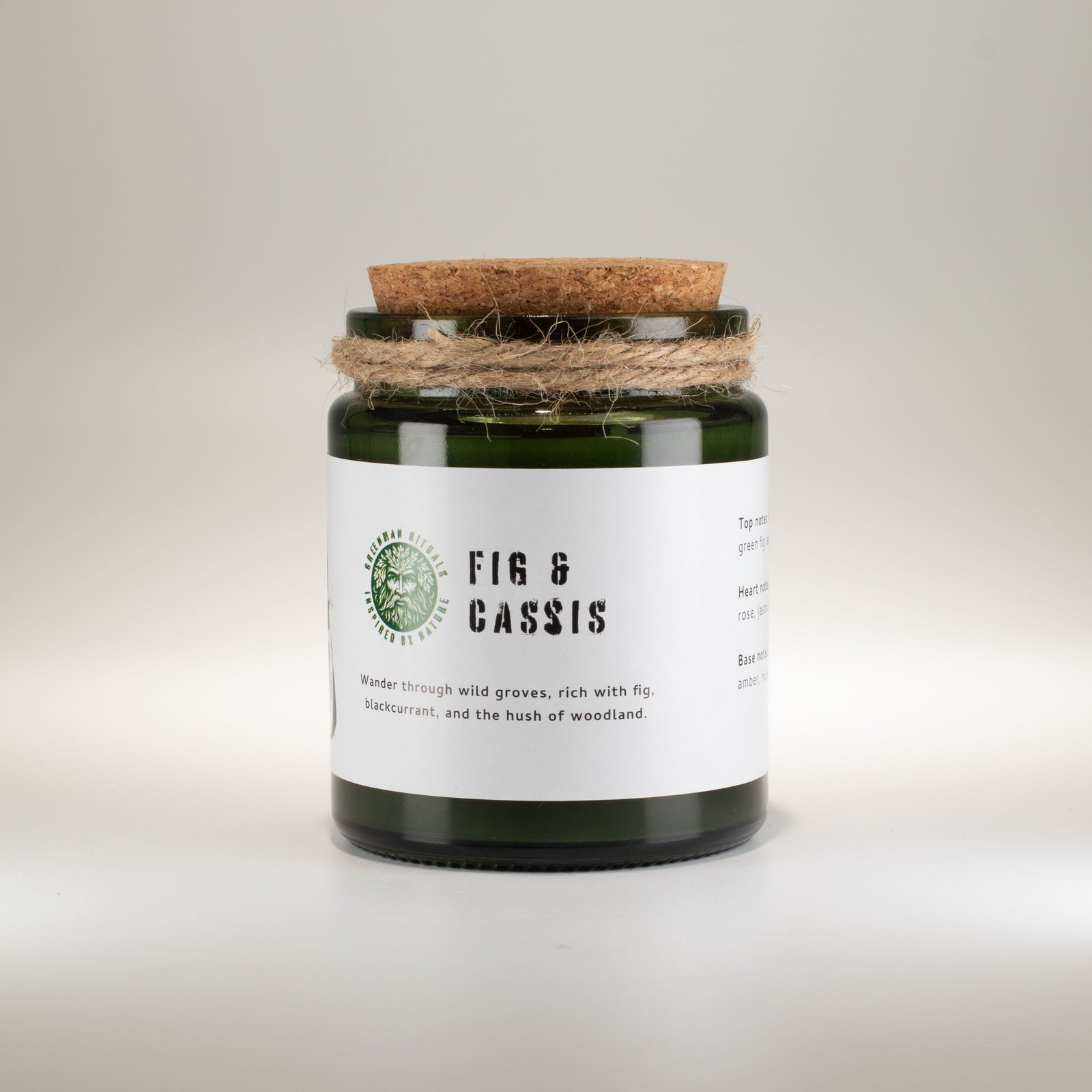 Greenman Woodwick Soy Candle - Fig &Amp; Cassis 2 greenman woodwick soy candle - fig & cassis - image 2