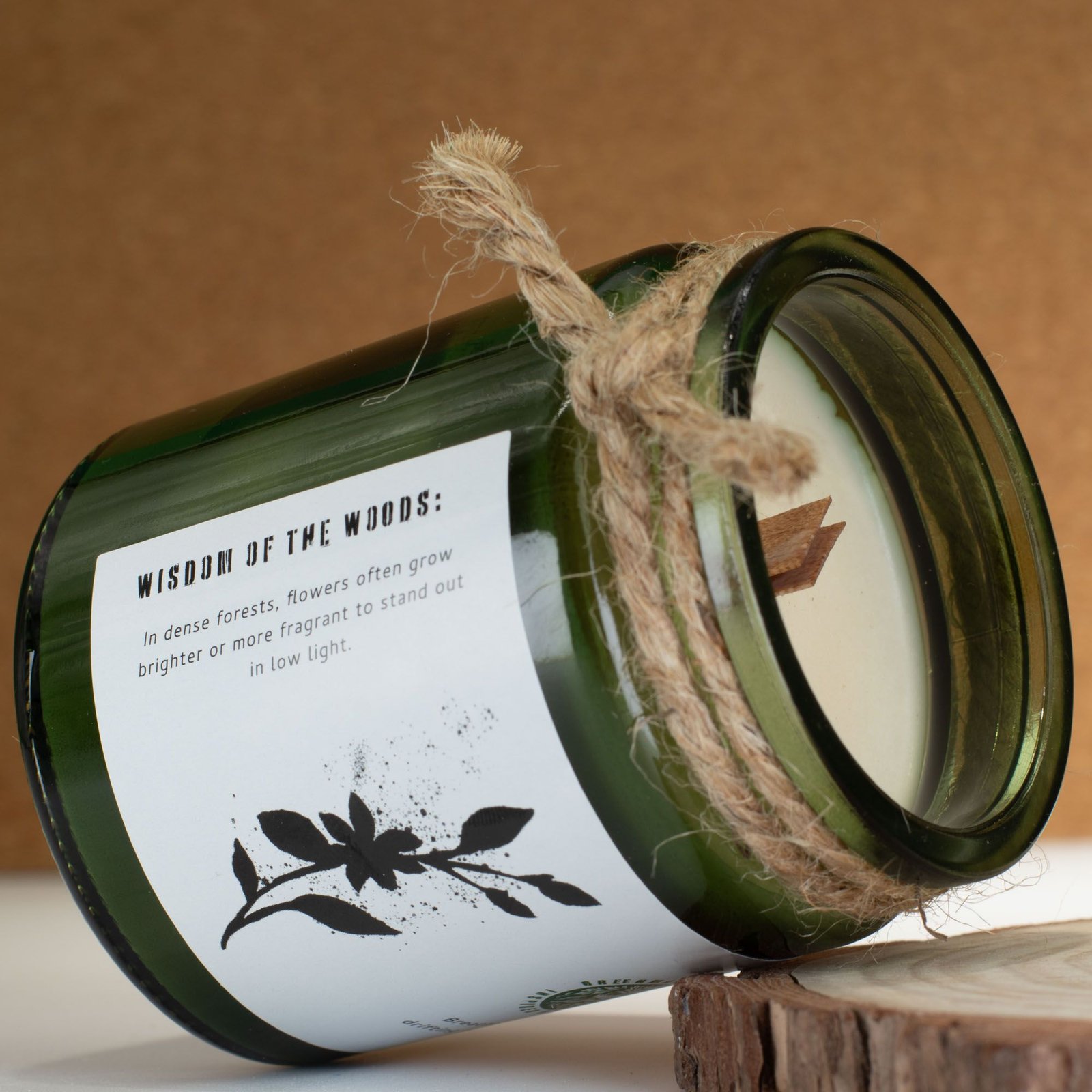 Greenman Woodwick Soy Candle - Jasmine Glade 4 greenman woodwick soy candle - jasmine glade - image 4
