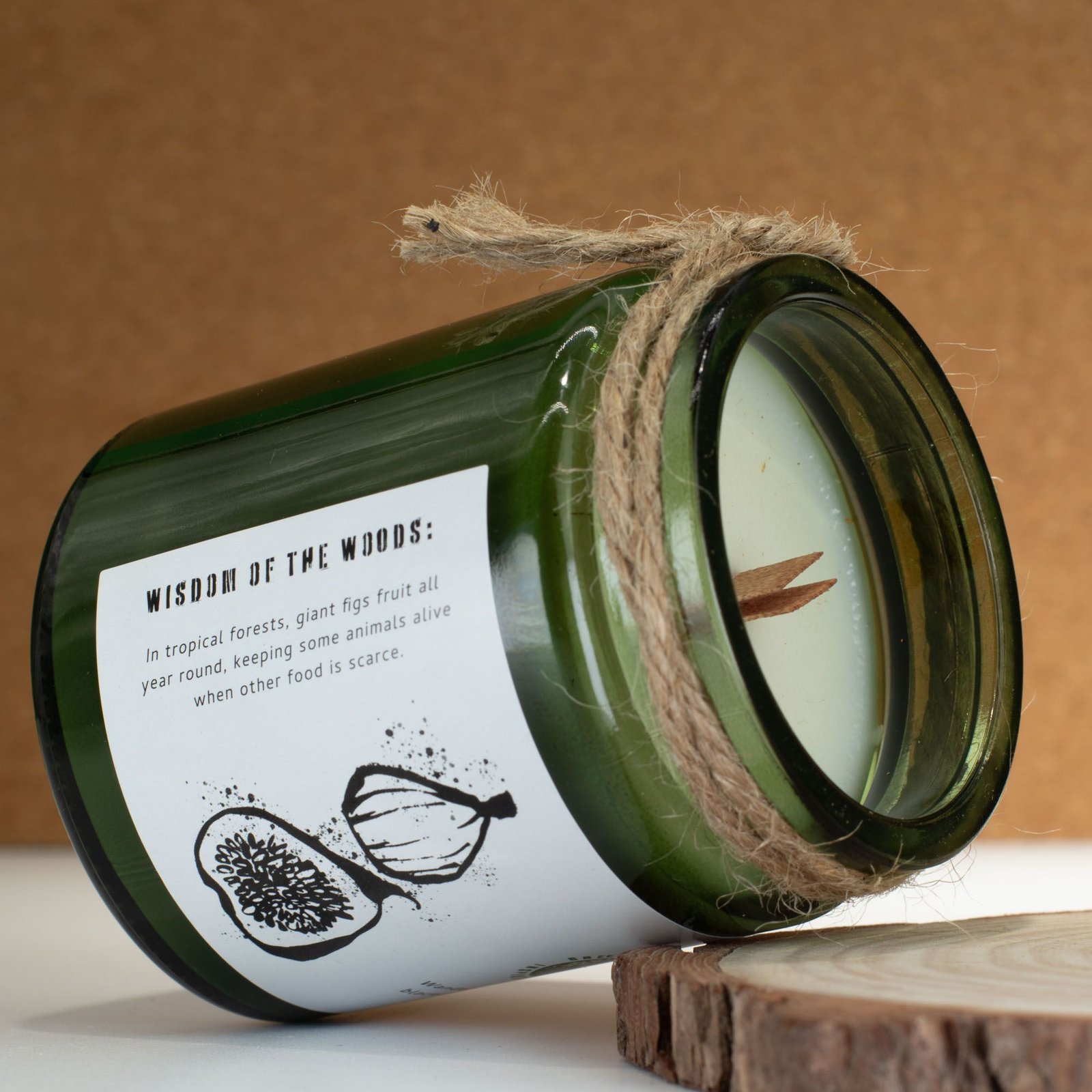 Greenman Woodwick Soy Candle - Fig &Amp; Cassis 3 greenman woodwick soy candle - fig & cassis - image 3