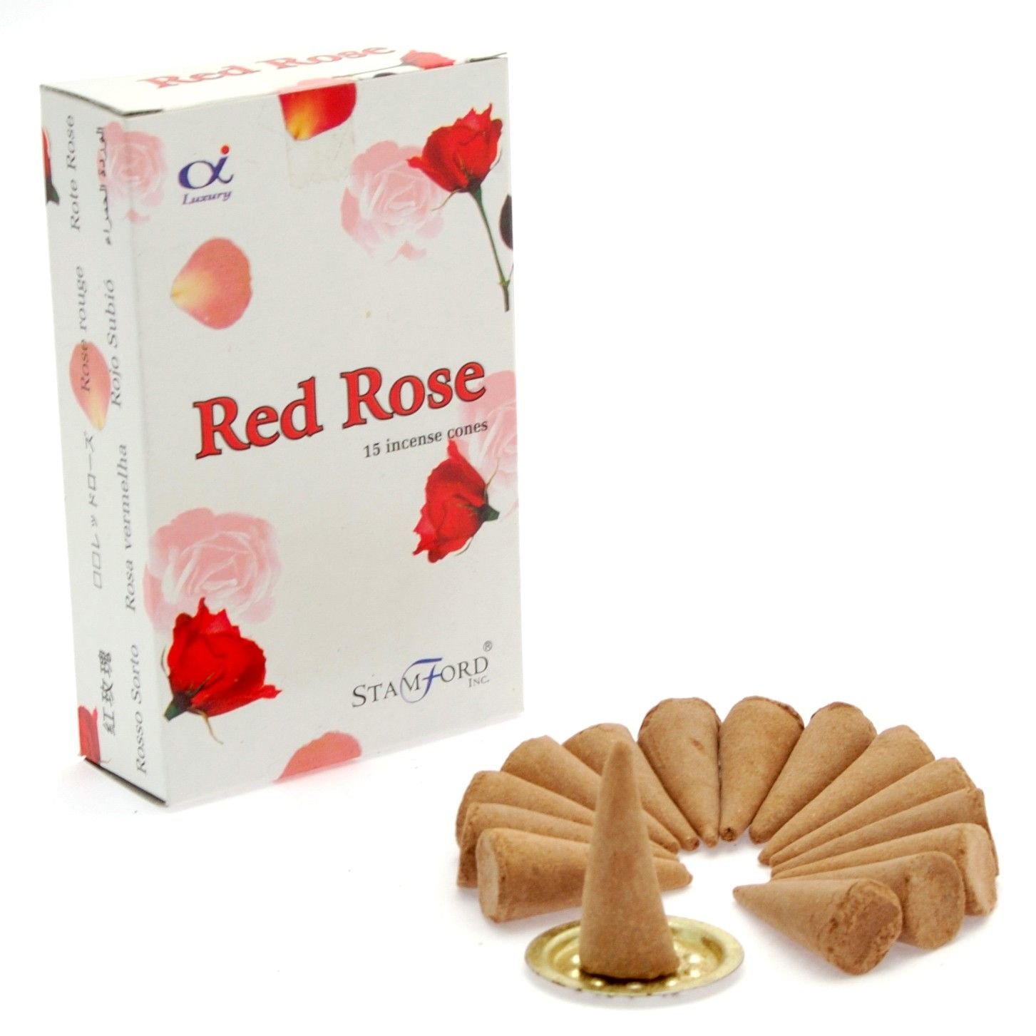 Red Rose Cones 1 red rose cones