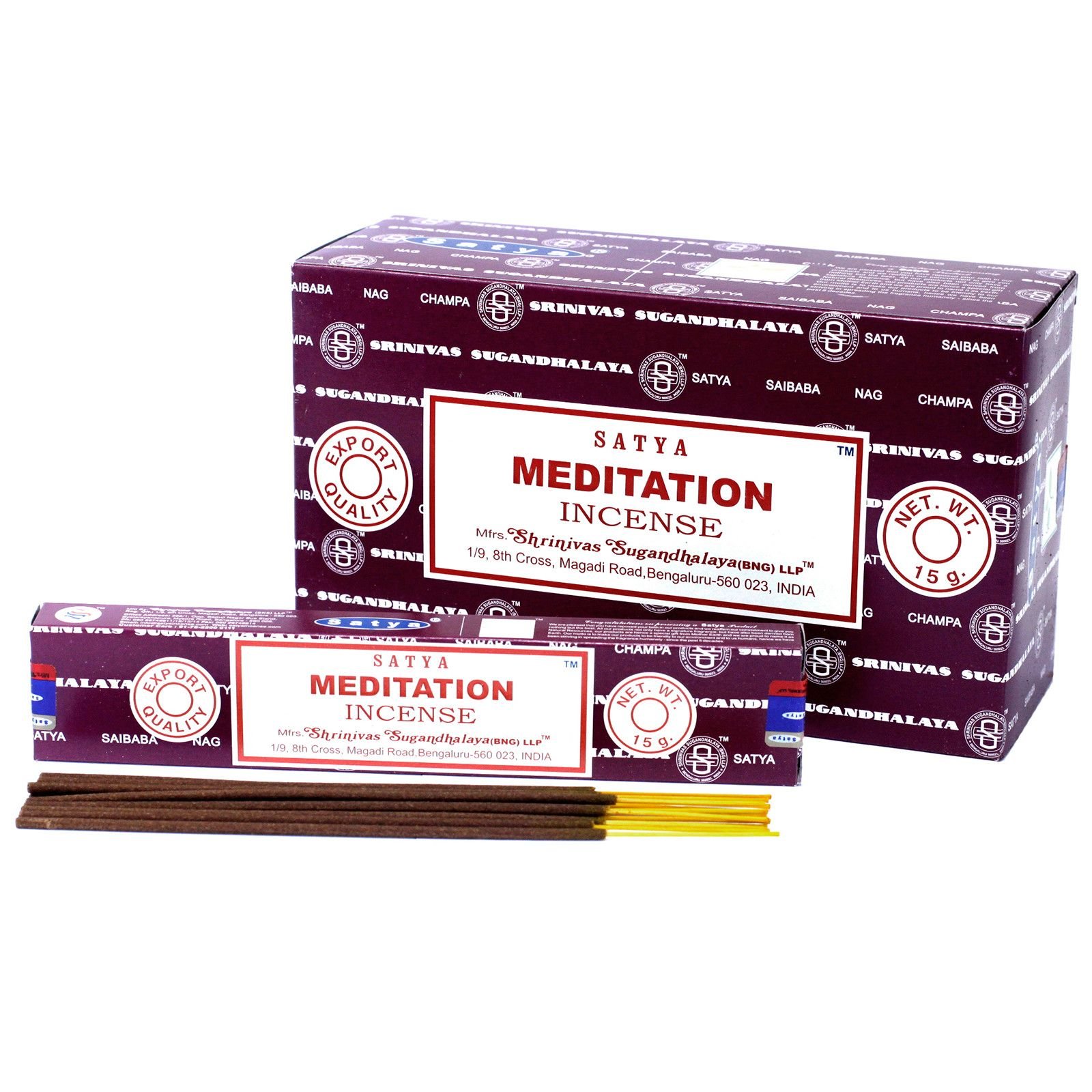 Satya Incense 15Gm - Meditation 2 satya incense 15gm - meditation - image 2