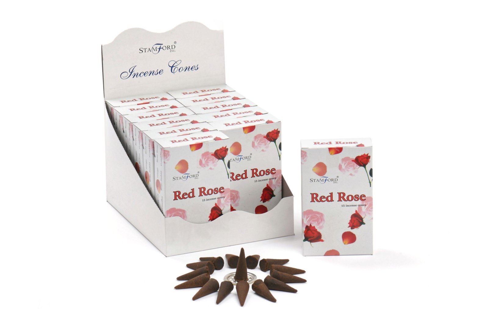 Red Rose Cones 2 red rose cones - image 2