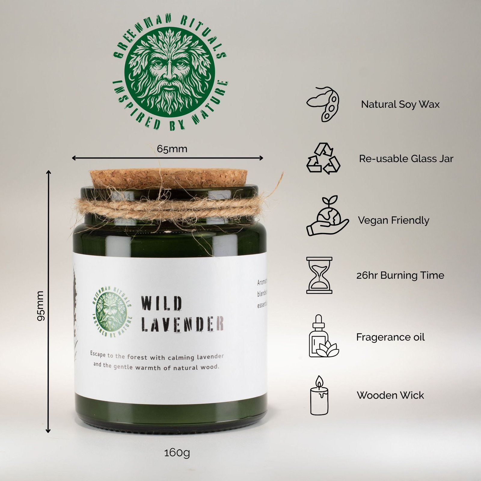 Greenman Woodwick Soy Candle - Twilight Vine 8 greenman woodwick soy candle - twilight vine - image 8