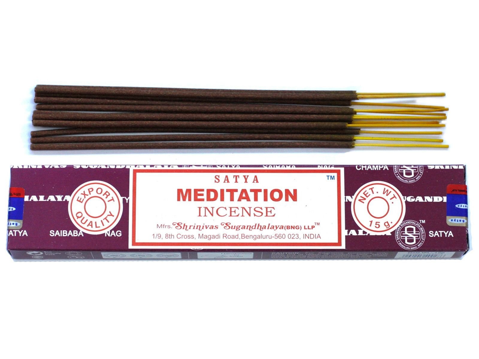 Satya Incense 15Gm - Meditation 1 satya incense 15gm - meditation