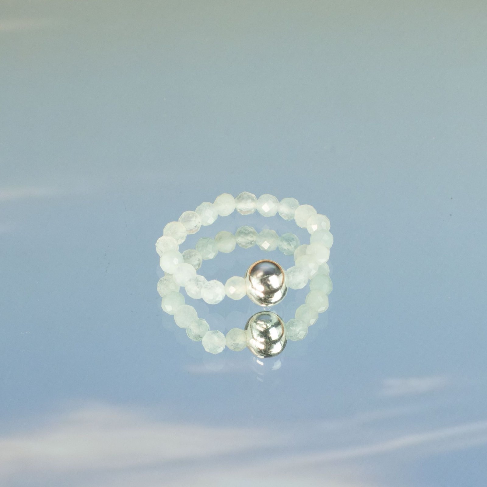 Nymph Spirit Gemstone Ring Set - Sea Sunset 6 nymph spirit gemstone ring set - sea sunset - image 6
