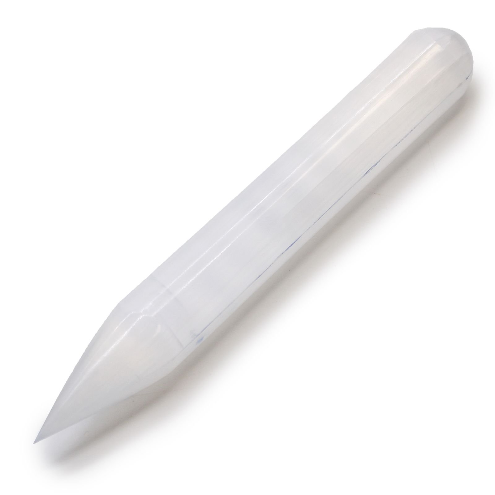 Selenite Wand - 16 Cm (Point One End) 1 selenite wand - 16 cm (point one end)