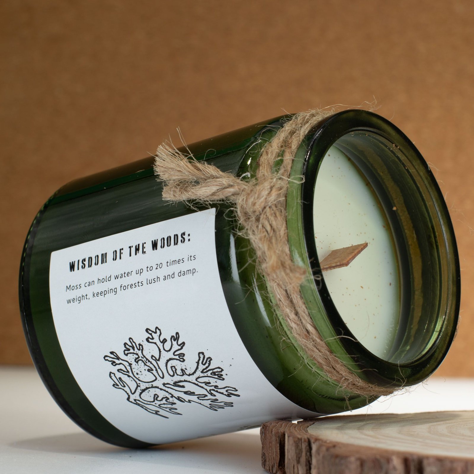 Greenman Woodwick Soy Candle - Moss &Amp; Mist 4 greenman woodwick soy candle - moss & mist - image 4