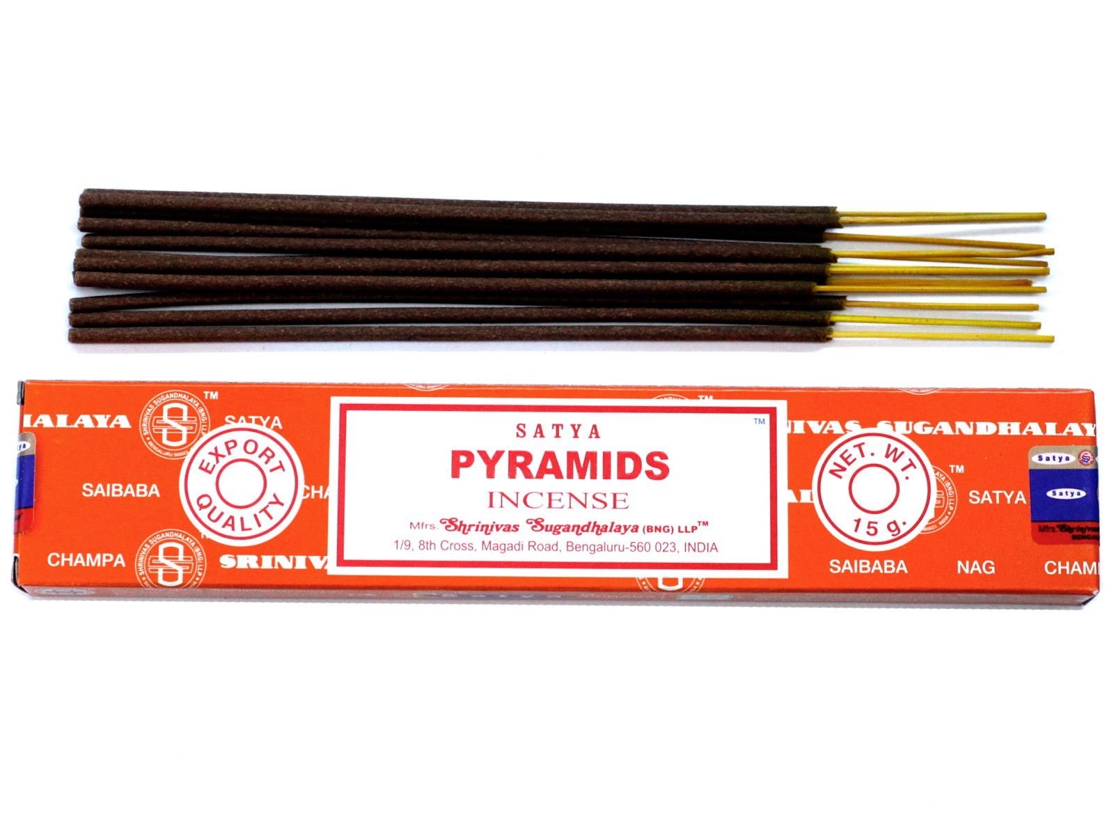 Satya Incense 15Gm - Pyramid 1 satya incense 15gm - pyramid