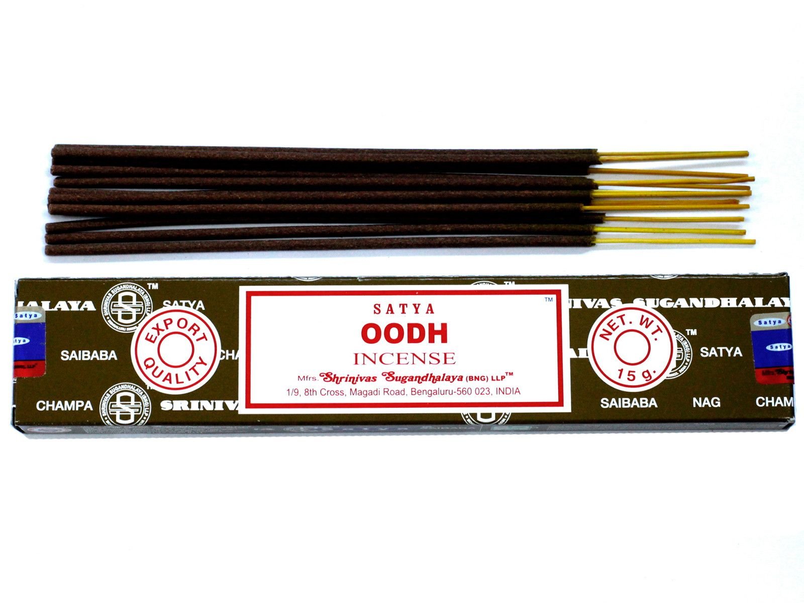 Satya Incense 15Gm - Oodh 1 satya incense 15gm - oodh