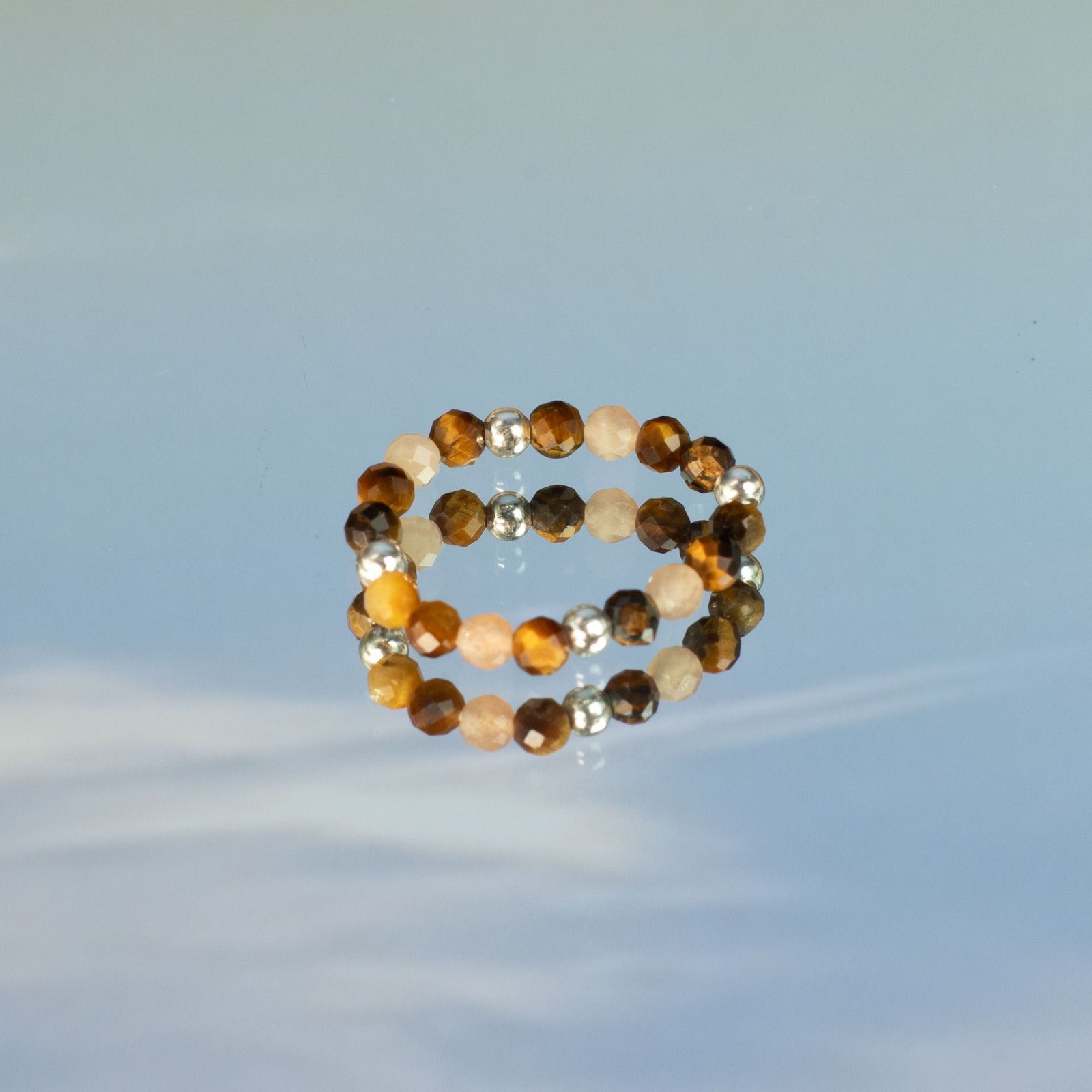 Nymph Spirit Gemstone Ring Set - Sea Sunset 7 nymph spirit gemstone ring set - sea sunset - image 7