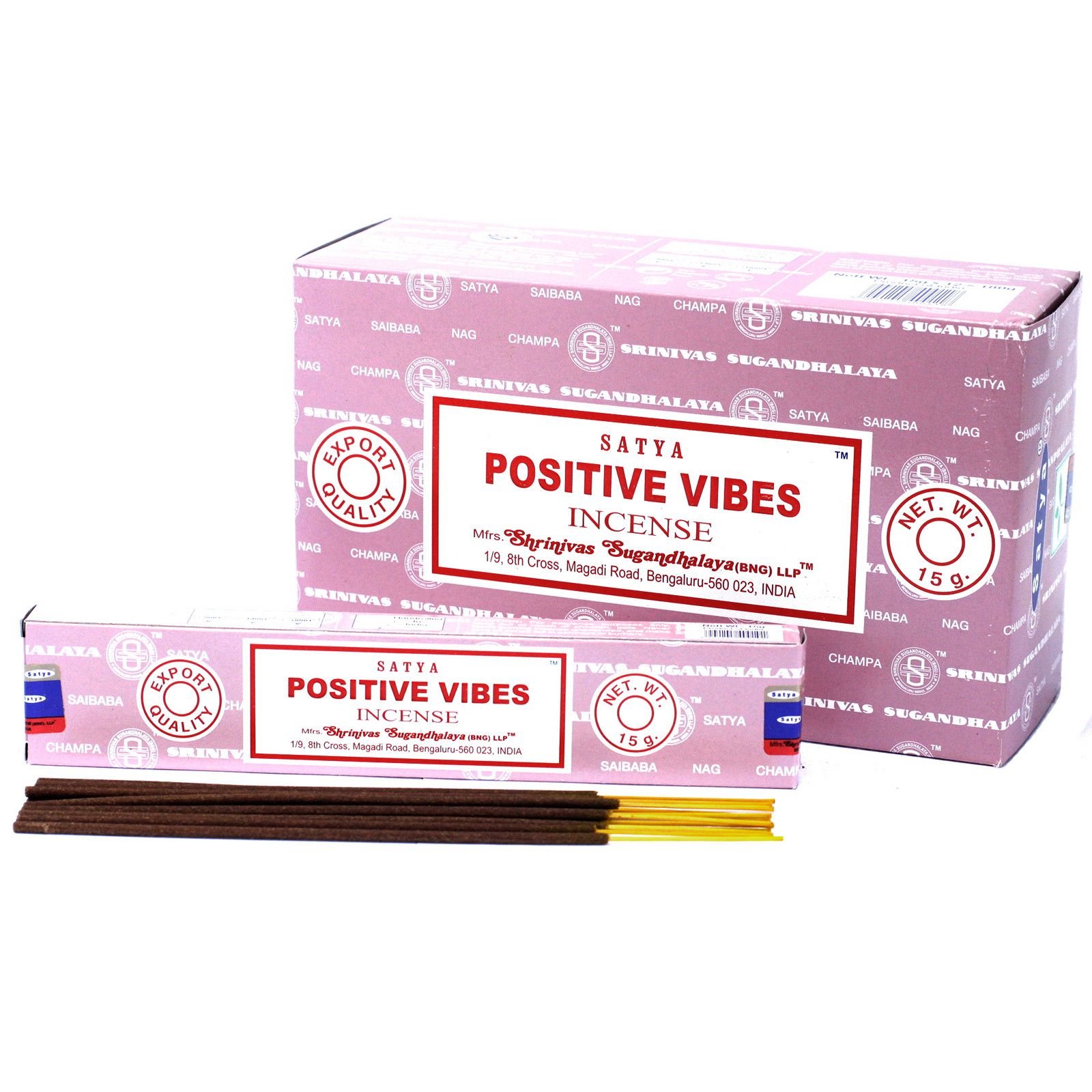 Satya Incense 15Gm - Positive Vibes 2 satya incense 15gm - positive vibes - image 2