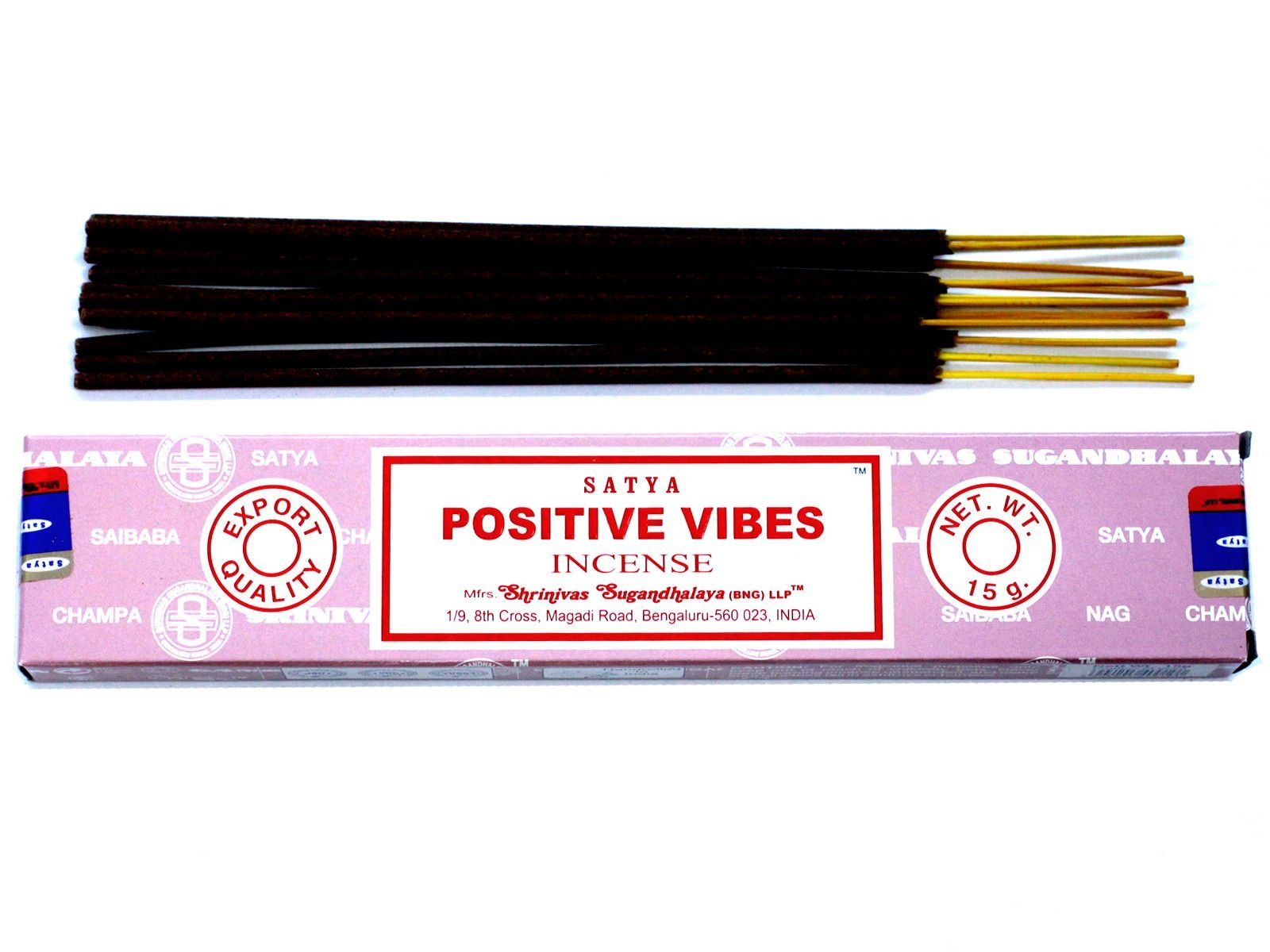 Satya Incense 15Gm - Positive Vibes 1 satya incense 15gm - positive vibes