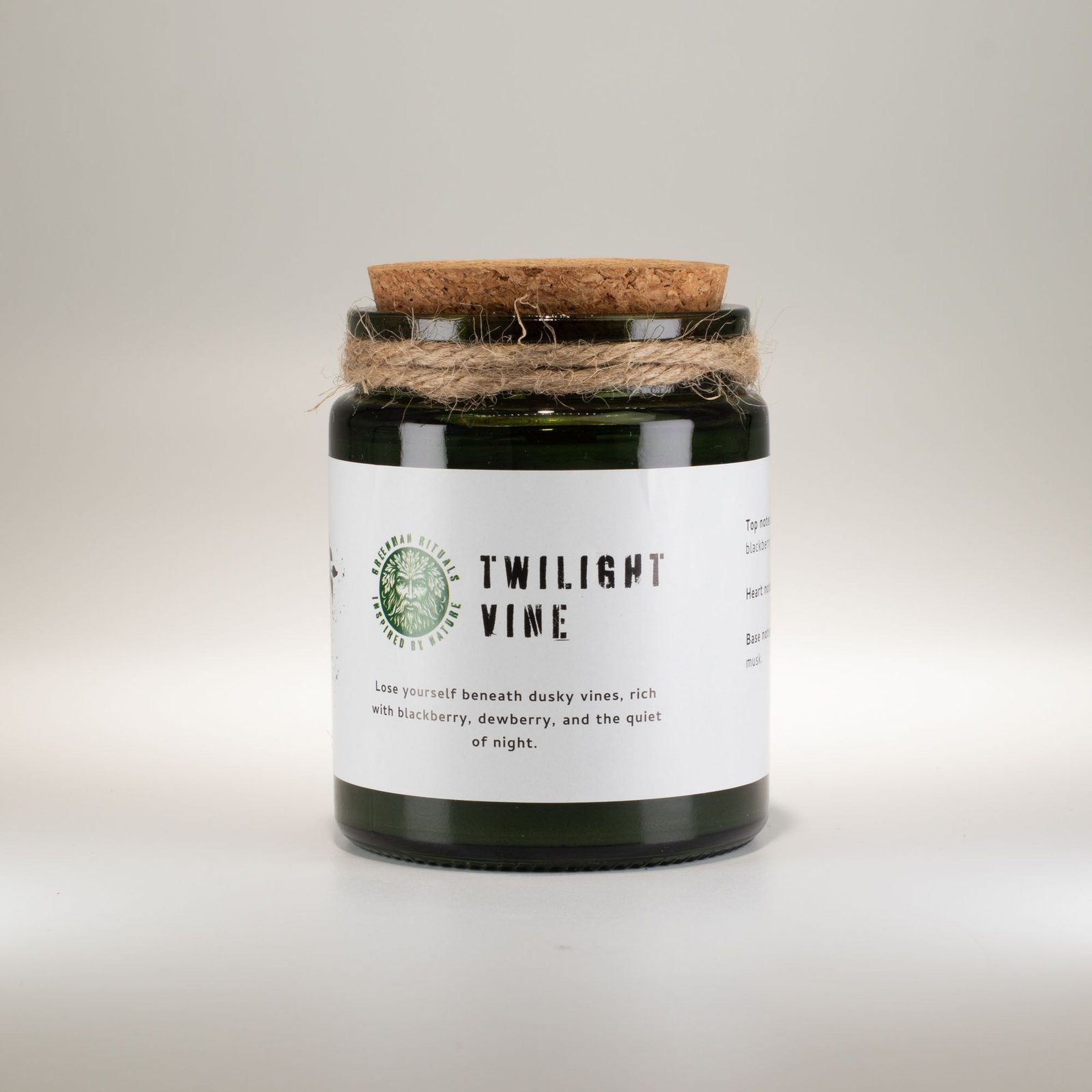 Greenman Woodwick Soy Candle - Twilight Vine 2 greenman woodwick soy candle - twilight vine - image 2