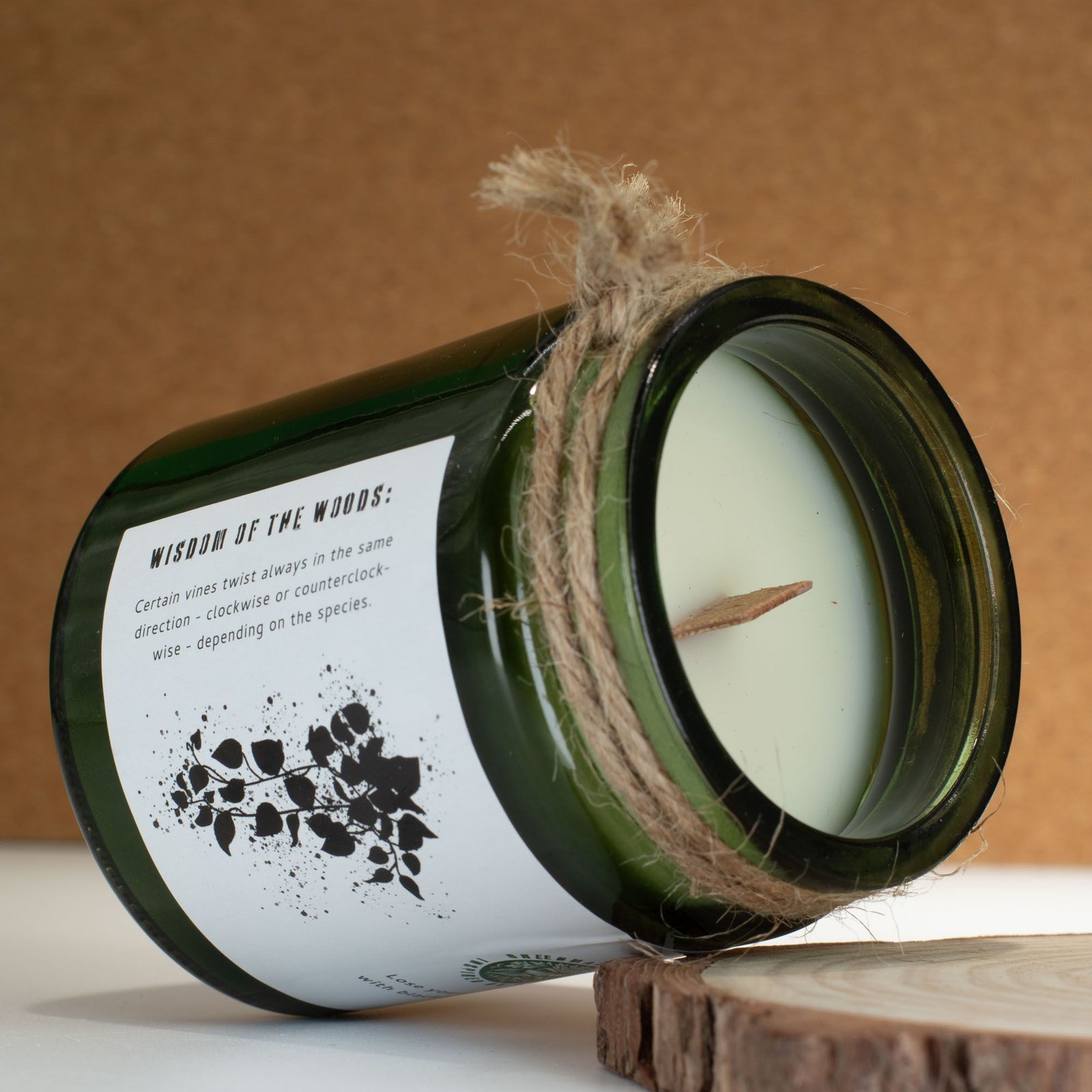 Greenman Woodwick Soy Candle - Twilight Vine 3 greenman woodwick soy candle - twilight vine - image 3