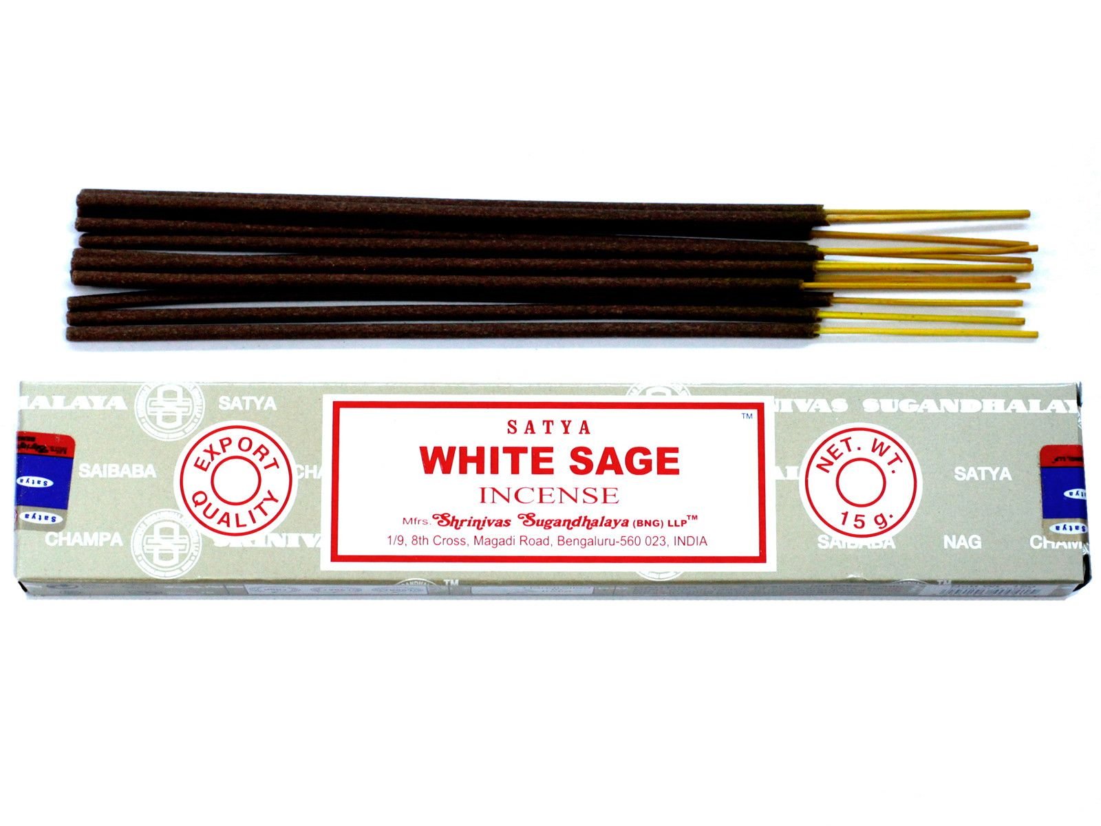 Satya Incense 15Gm - White Sage 3 satya incense 15gm - white sage - image 3