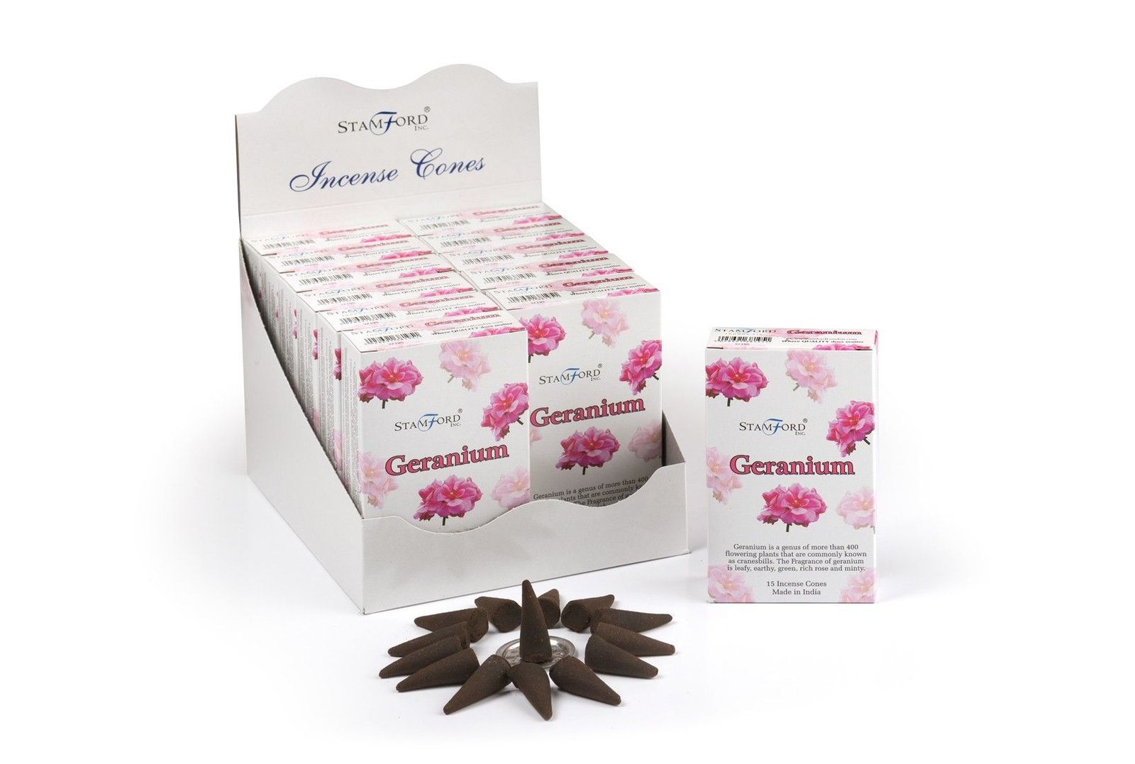 Geranium Incense Cones 1 incense cones from stamford