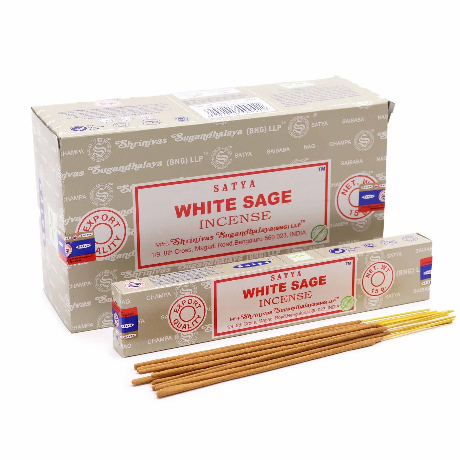 Satya Incense 15Gm - White Sage 1 satya incense 15gm - white sage