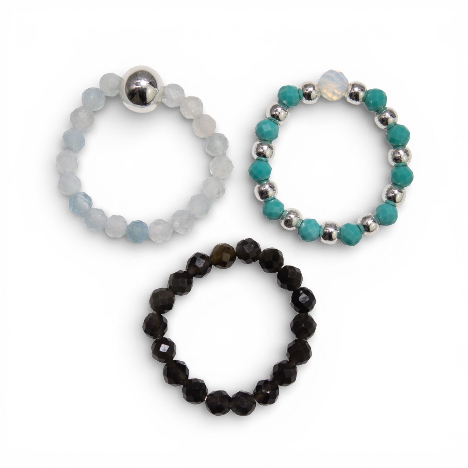 Nymph Spirit Gemstone Ring Set - Endless Ocean 7 nymph spirit gemstone ring set - endless ocean - image 7