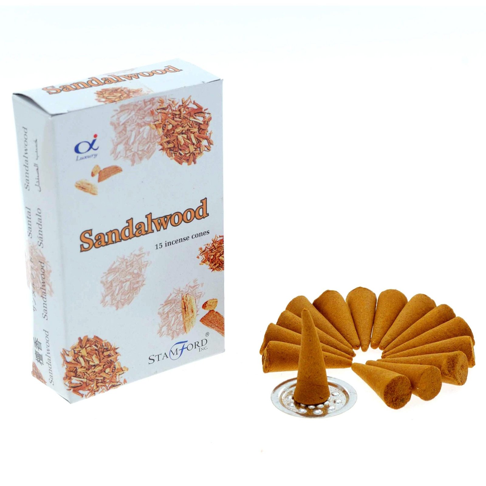 Stamford Sandalwood Incense Cones 1 stamford sandalwood incense cones
