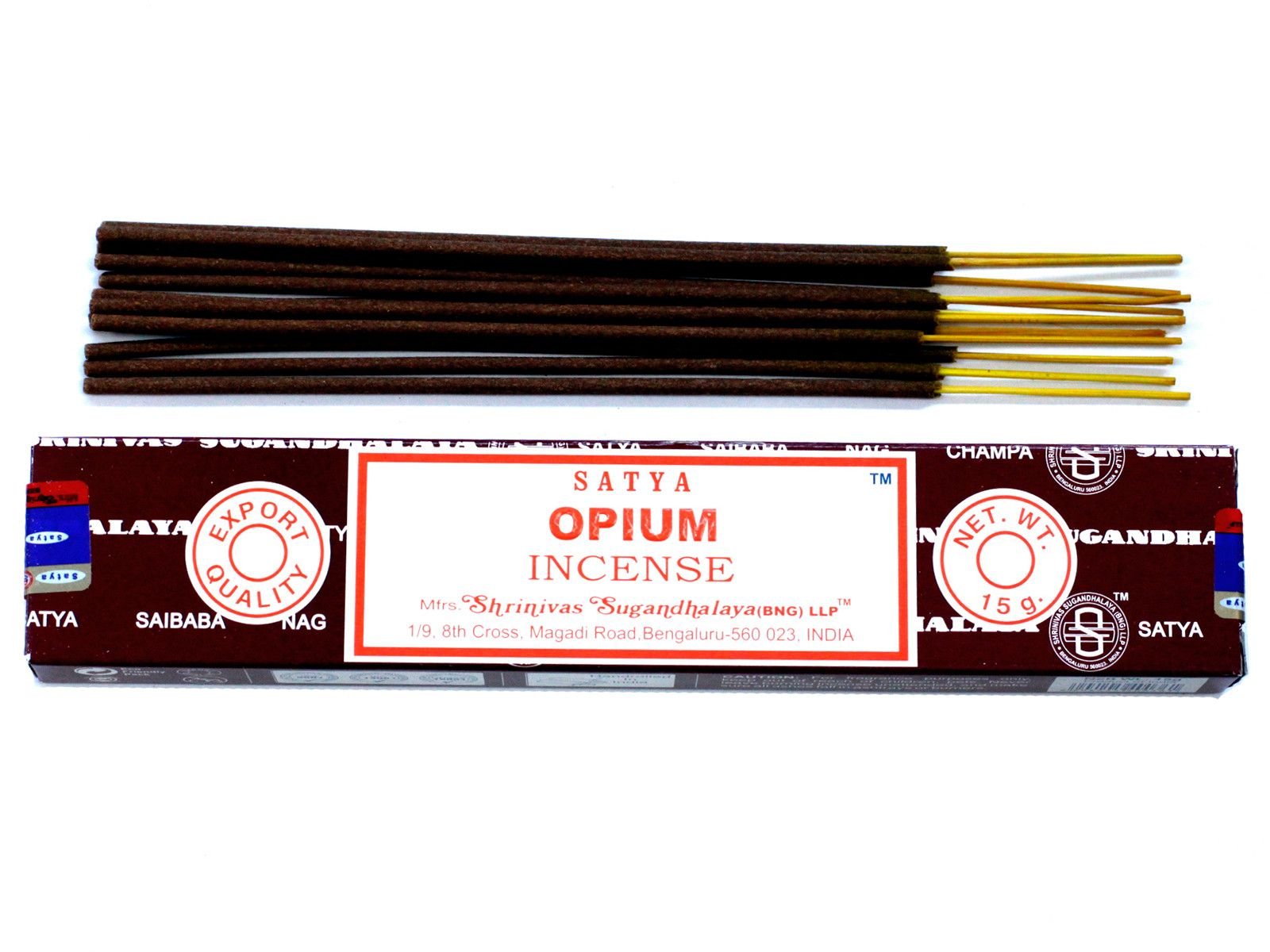 Satya Incense 15Gm - Opium 1 satya incense 15gm - opium