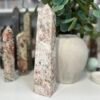 Large sunstone tower base showing full width and blocky feldspar cleavage faces Large sunstone tower base showing full width and blocky feldspar cleavage faces