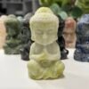 Praying Buddha Crystal Carving, Mystic Grove UK