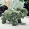 Crystal Elephant Carving, Mystic Grove UK