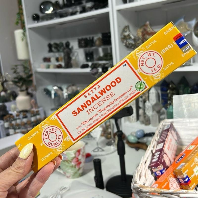 Satya incense sticks 15g boxes, Mystic Grove UK
