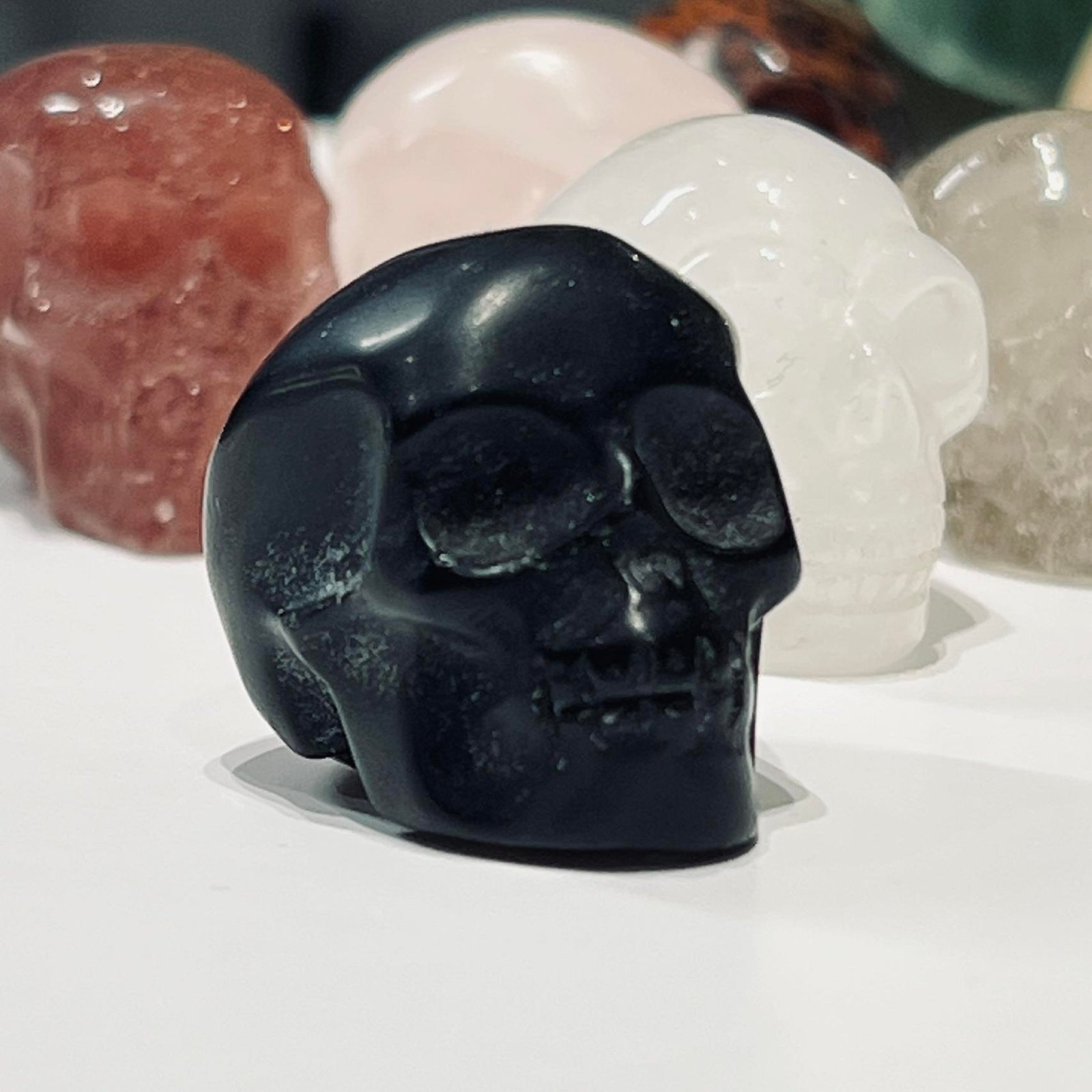 Crystal Skull Carving, Mystic Grove UK