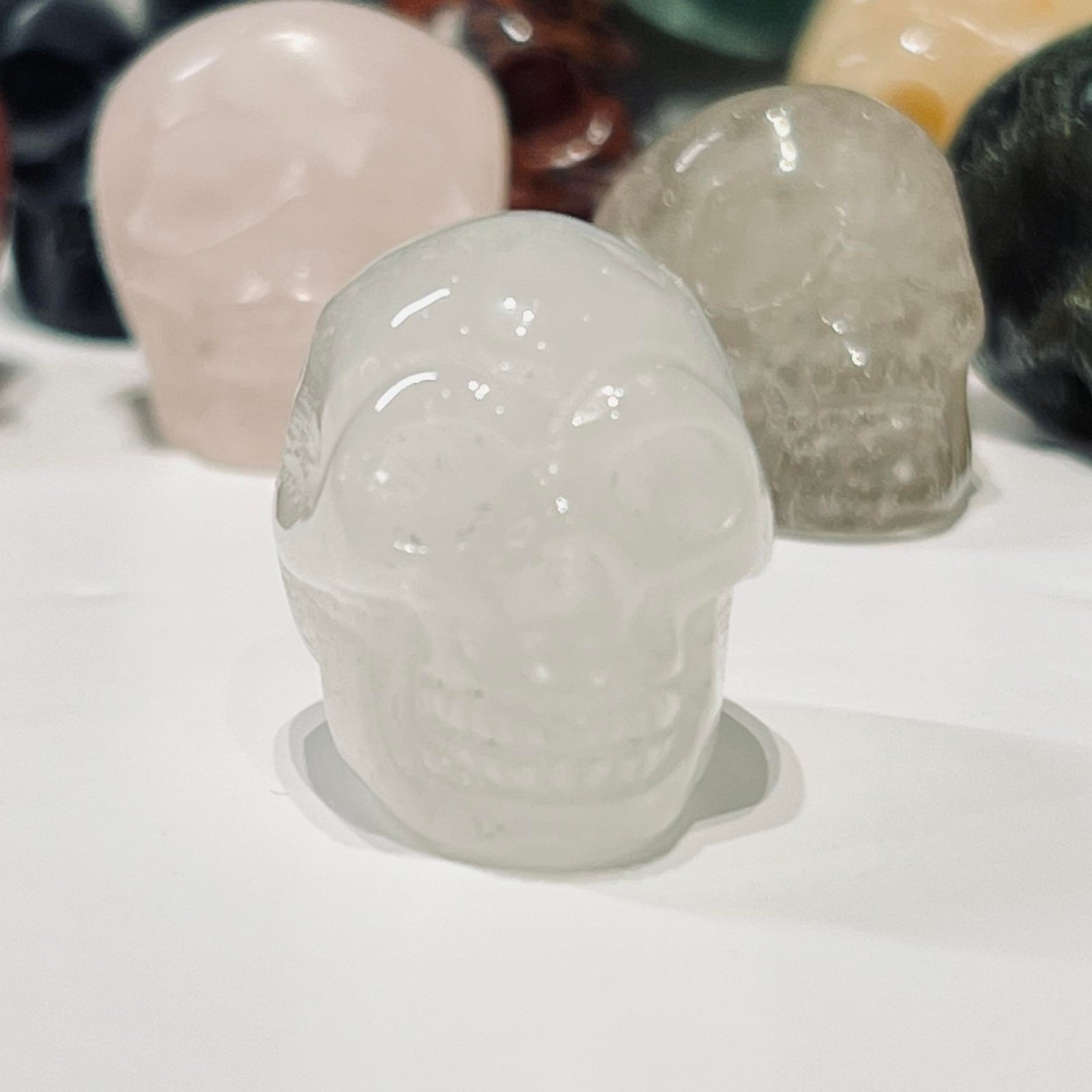 Crystal Skull Carving, Mystic Grove UK