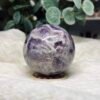 Chevron amethyst sphere A