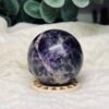 Chevron amethyst sphere B
