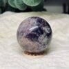 Chevron amethyst sphere C