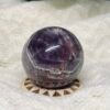 Chevron amethyst sphere E