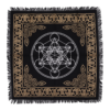 ALTC-05 Metatron's Cube Altar Cloth Metatron's Cube fringed altar cloth 50 x 50cm, Mystic Grove UK