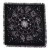 ALTC-06 Horoscope Altar Cloth Horoscope fringed altar cloth 50 x 50cm, Mystic Grove UK