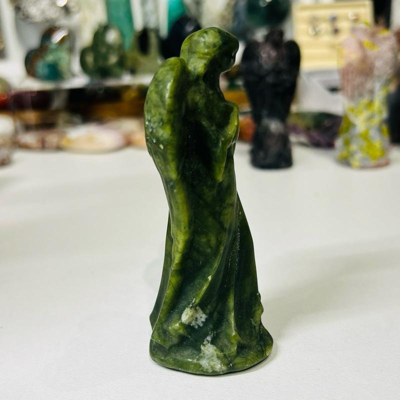 Jade crystal angel figurine 10cm Jade crystal angel figurine 10cm