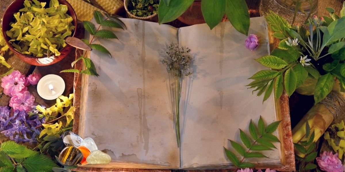 How to Celebrate Mabon 2026: The Autumn Equinox, Stone by Stone 1 how to celebrate Mabon, an autumn equinox altar with smoky quartz, citrine, carnelian and a lit candle