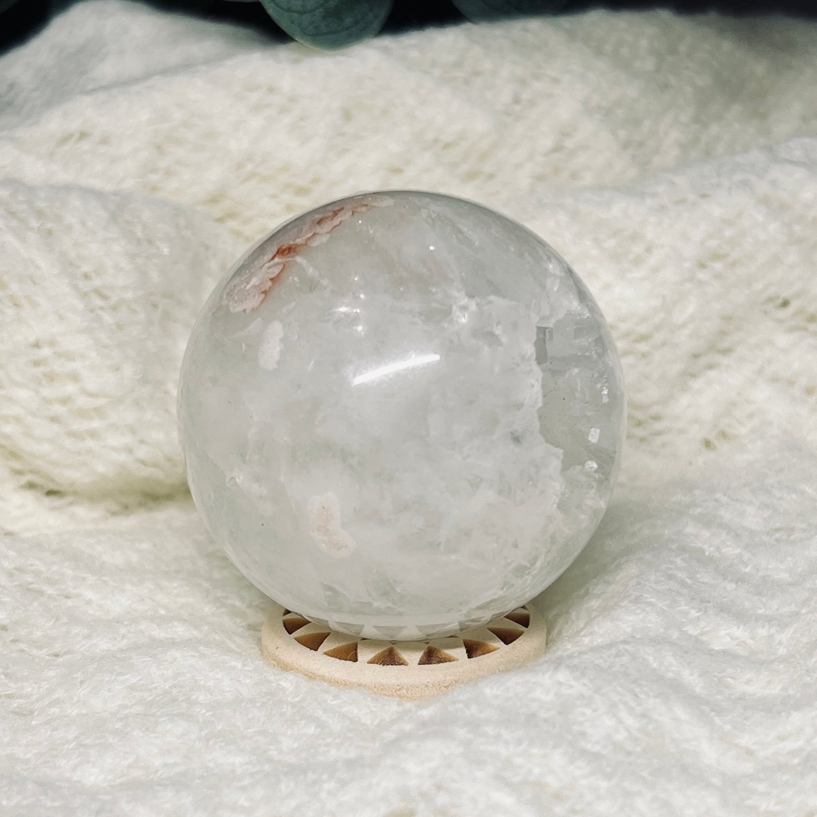 Pink amethyst sphere B