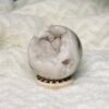 Pink amethyst sphere D
