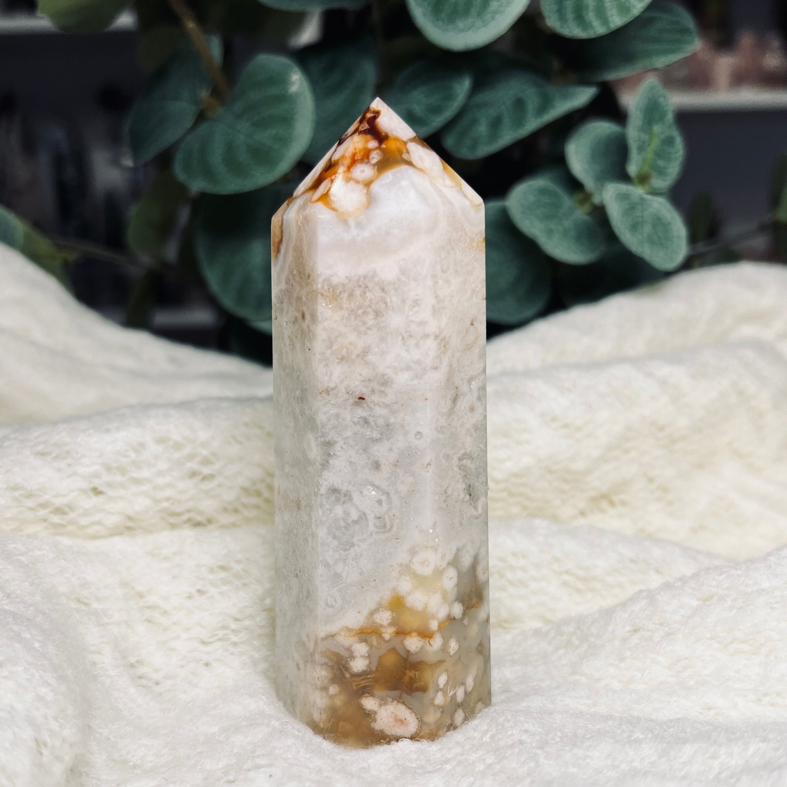 Pink amethyst tower A