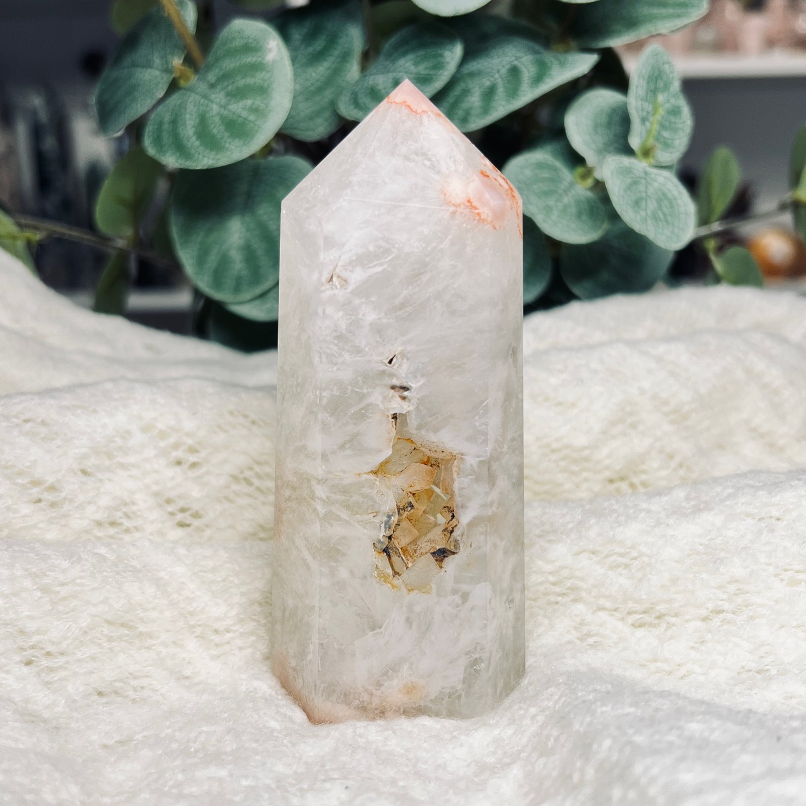 Pink amethyst tower C