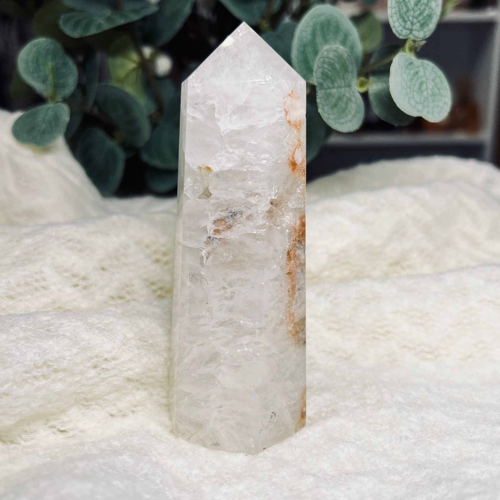 Pink amethyst tower D