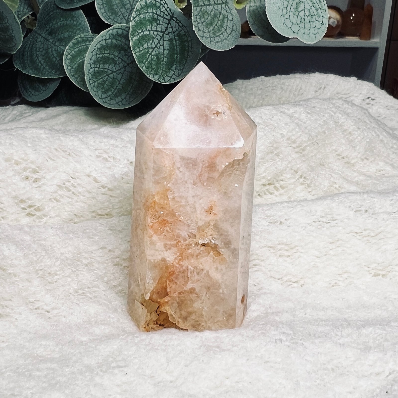 Pink amethyst tower E