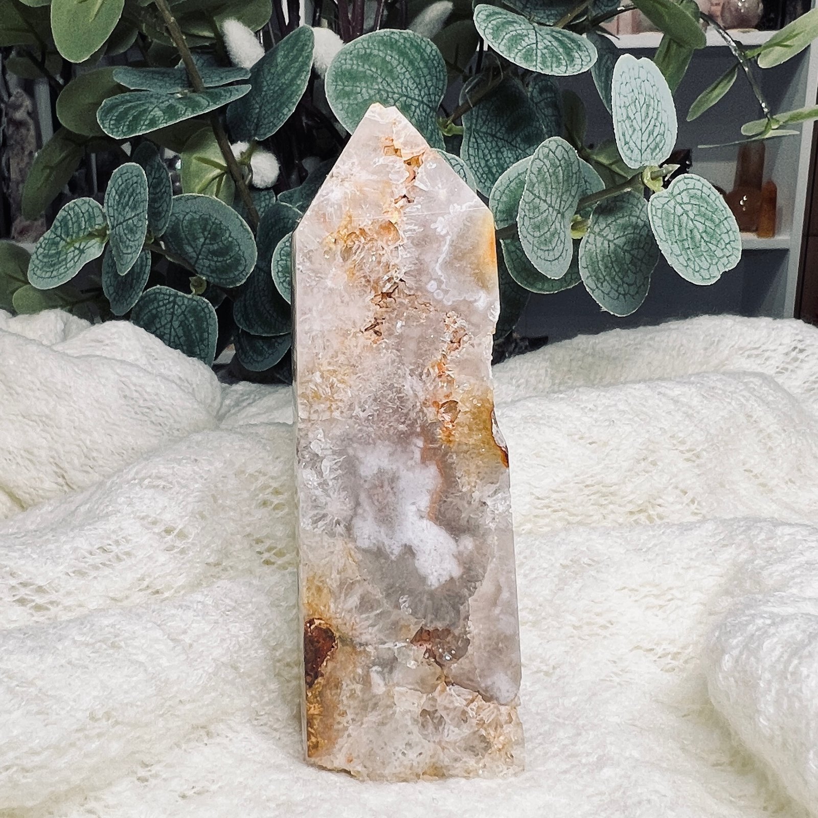 Pink amethyst tower F