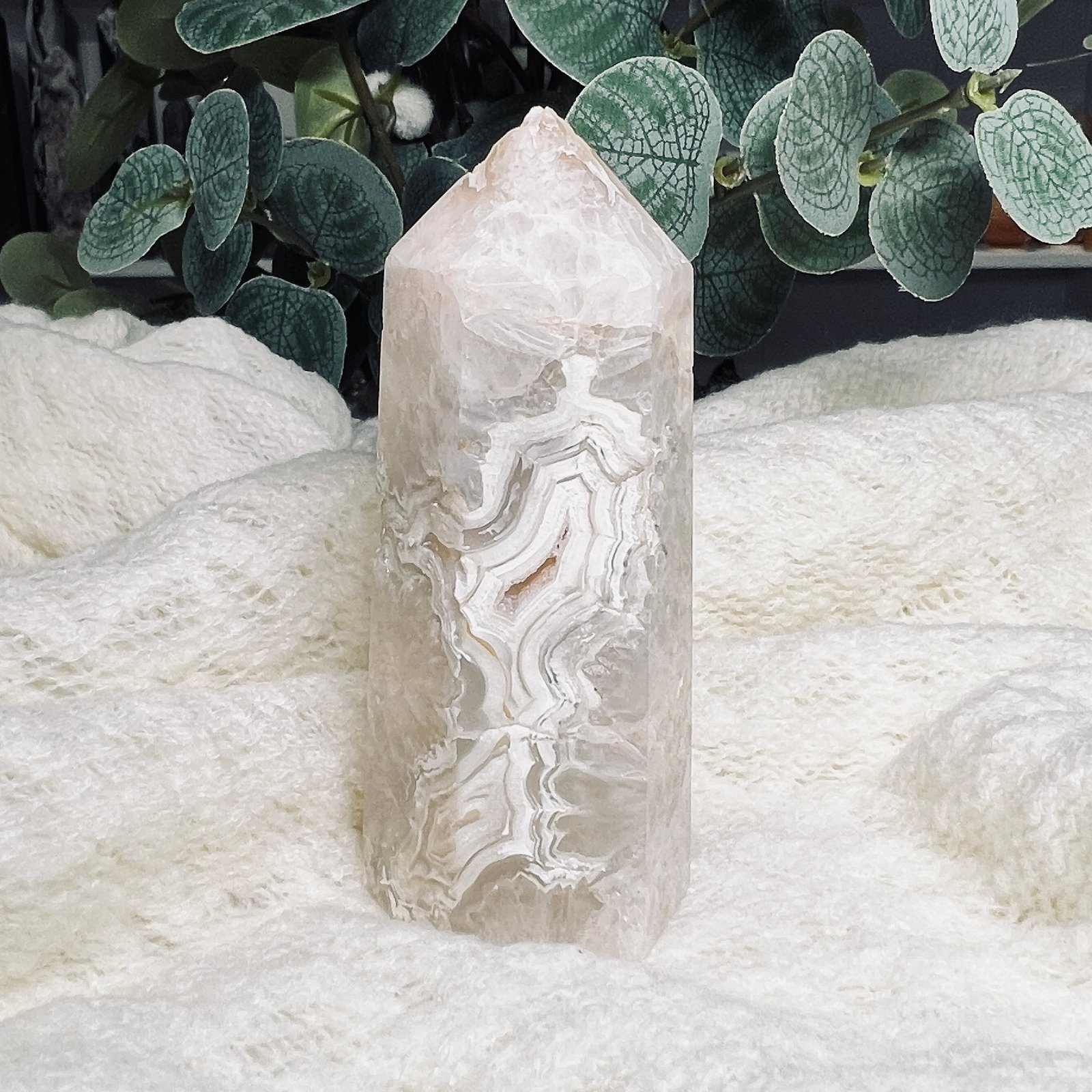 Pink amethyst tower G