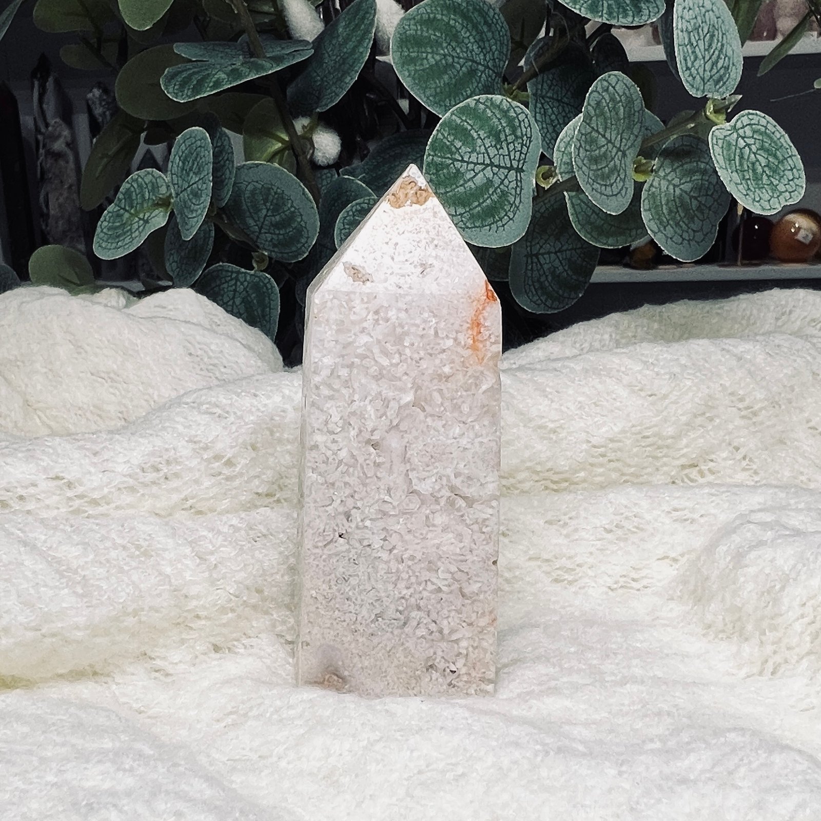 Pink amethyst tower H