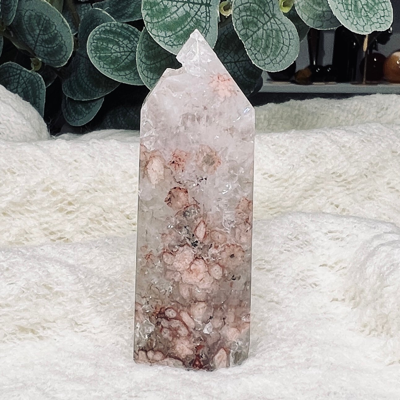 Pink amethyst tower K