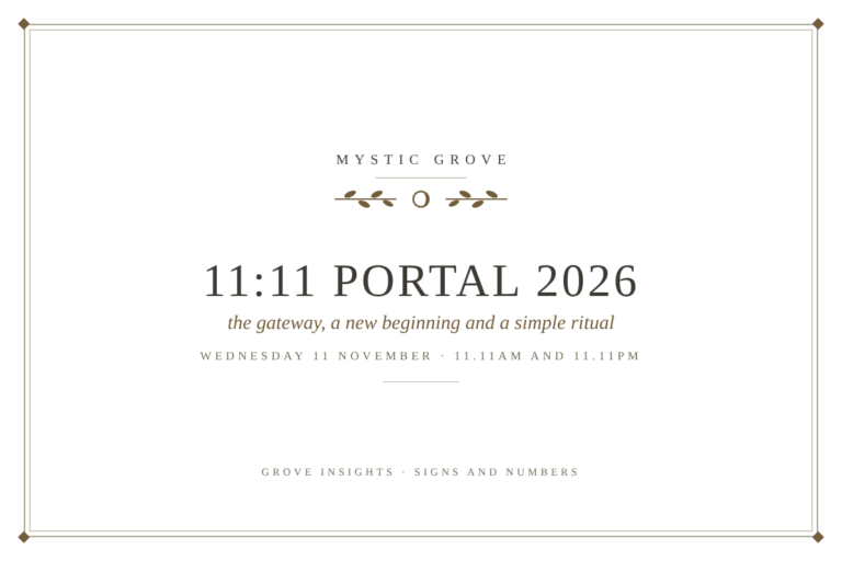 11:11 Portal 2026: Wednesday 11 November, Meaning and a Simple Ritual