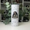Arianrhod goddess tumbler front with her portrait